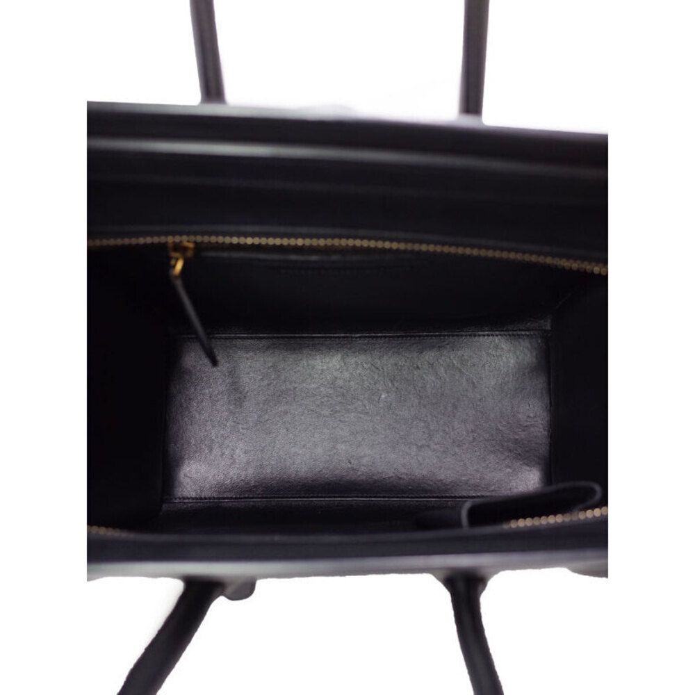 Celine Shopper Tote Shoulder Leather Calfskin Handbag - Picture 3 of 9